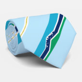Kapellhügel (North Carolina) Stadtflagge Neck Tie Krawatte (Gerollt)