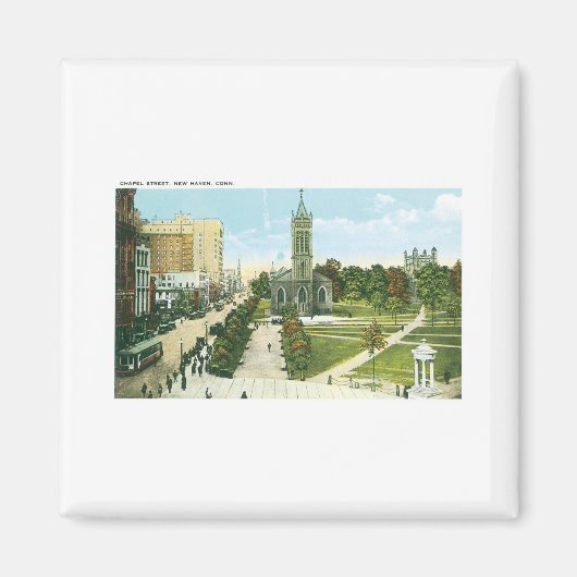Kapellstraße, New Haven, Connecticut Magnet (Vorne)