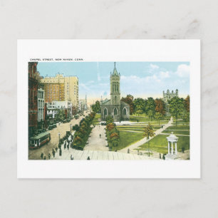 Kapellstraße, New Haven, Connecticut Postkarte