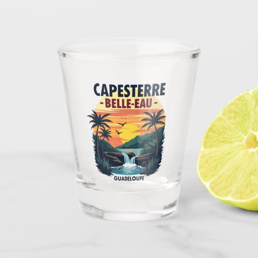 KAPERLAND SCHÖNES WASSER SCHNAPSGLAS (Vorderseite)
