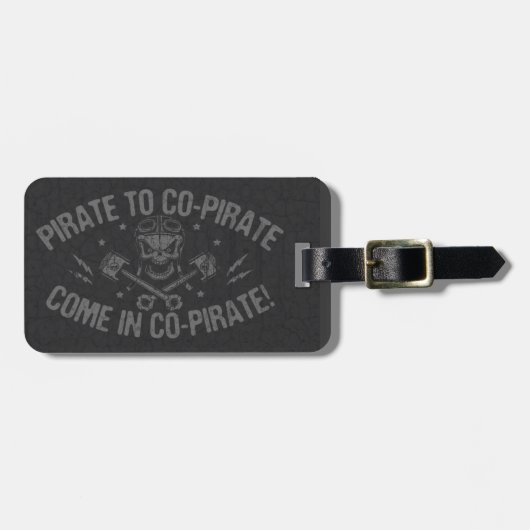 Kapern Sie Co-Piraten II Gepäckanhänger (Vorderseite horizontal)
