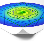 Kaph Sigil - Geld, Expansion, Schönheit Poster (Ecke)