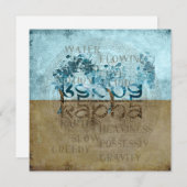 KAPHA DOSHA - Grußkarte (Vorne/Hinten)