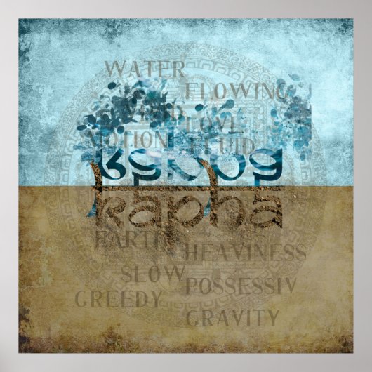 KAPHA DOSHA - Poster (Vorne)