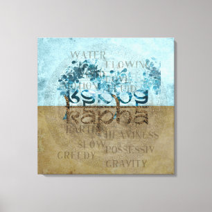 KAPHA DOSHA - Wrapped Canvas Leinwanddruck
