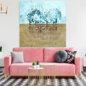 KAPHA DOSHA - Wrapped Canvas Leinwanddruck (Insitu (Wohnzimmer))