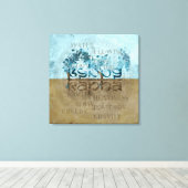 KAPHA DOSHA - Wrapped Canvas Leinwanddruck (Insitu (Holzboden))