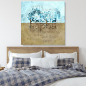 KAPHA DOSHA - Wrapped Canvas Leinwanddruck (Insitu (Schlafzimmer))