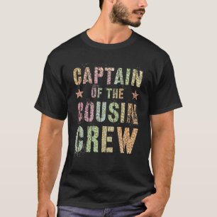 KAPITAL DER COUSIN CREW Leopard Print Funny Gra T-Shirt