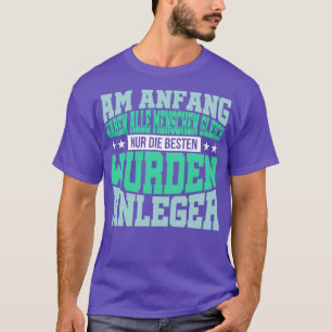 Kapitalanleger Kapitalmarktaktien Anleger T-Shirt