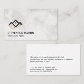 Kapitalanleger mit echtem Anwesen | Führungskraft  Visitenkarte (Vorne/Hinten)