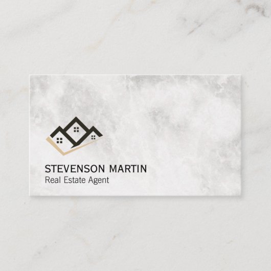 Kapitalanleger mit echtem Anwesen | Führungskraft  Visitenkarte (Vorderseite)