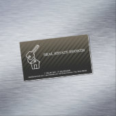 Kapitalanleger mit echtem Anwesen | Schlüssel zur Magnetische Visitenkarte (Beispiel)