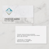 Kapitalanleger mit echtem Anwesen | Vermögensverwa Visitenkarte (Vorne/Hinten)