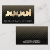 Kapitalanleger mit echtem Anwesen Visitenkarte (Vorne/Hinten)