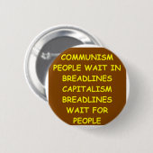 Kapitalismus Button (Vorne & Hinten)