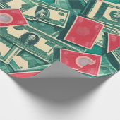 "Kapitalismus: Die Reichen reicher machen seit jeh Geschenkpapier (Ecke)