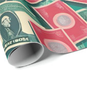 "Kapitalismus: Die Reichen reicher machen seit jeh Geschenkpapier (Rolleneckpunkt)