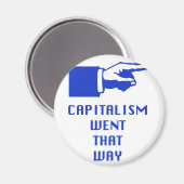 Kapitalismus Magnet (Vorderseite/Rückseite)