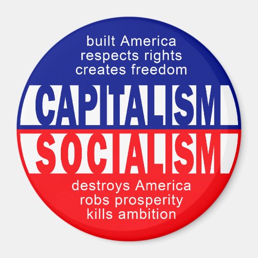 Kapitalismus-Magnet Magnet (Vorne)