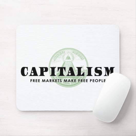 Kapitalismus Mousepad (Mit Mouse)