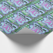 Kapitalismus stirbt. Yay. Zynischer lustiger Geschenkpapier (Ecke)