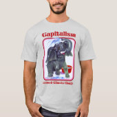 Kapitalismus verursachte den Klimawandel T-Shirt (Vorderseite)