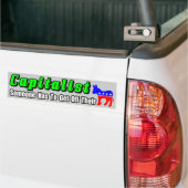 Kapitalist! Autoaufkleber (Auf Lkw)