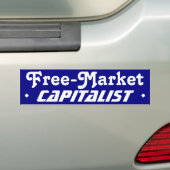 Kapitalist des freien Marktes Autoaufkleber (Auf Auto)