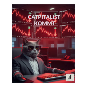 Kapitalistin: Marktcrash-Komödie - Lustige Finanz- Poster
