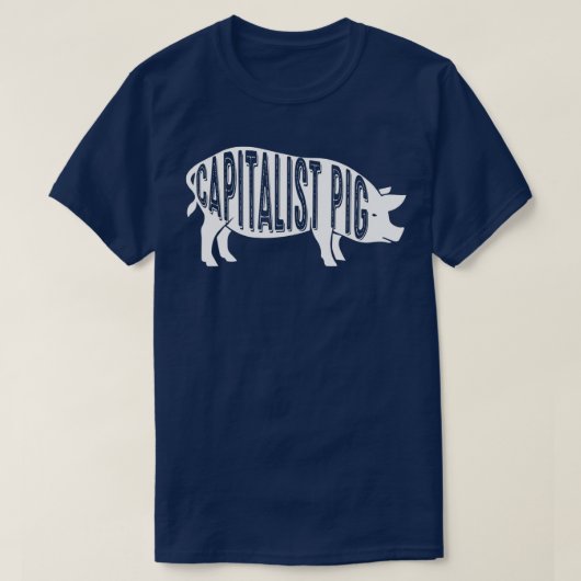 Kapitalistin Pig Fun Noveltyfor Entrepreneurs T-Shirt (Design vorne)