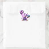 Kapitän 1 runder aufkleber (Tasche)