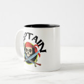Kapitän 3D Zweifarbige Tasse (Vorderseite Links)