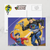 Kapitän Action Classic Postkarte (Vorne/Hinten)