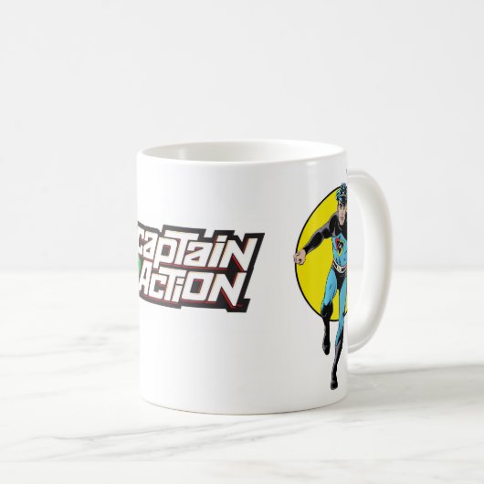 Kapitän Action Mug Kaffeetasse (VorderseiteRechts)