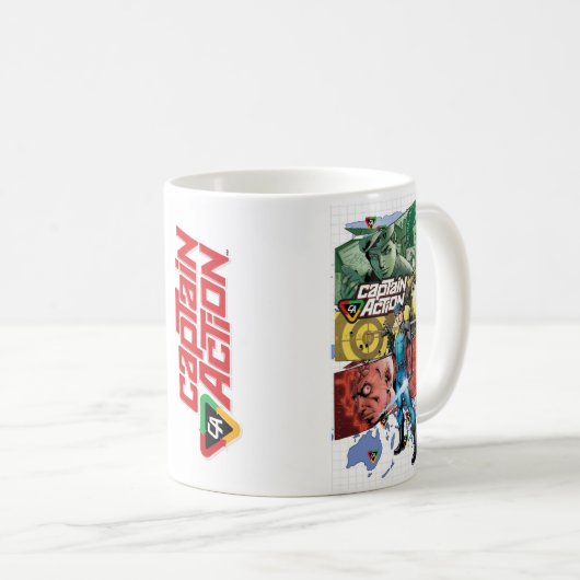 Kapitän Action Mug Kaffeetasse (VorderseiteRechts)