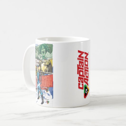 Kapitän Action Mug Kaffeetasse (Vorderseite Links)