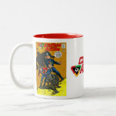 Kapitän Action Vintage Mug Zweifarbige Tasse (Links)