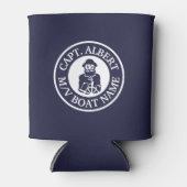 Kapitän Altes Scruff-Logo Personalisiert färben Dosenkühler (Vorderseite)