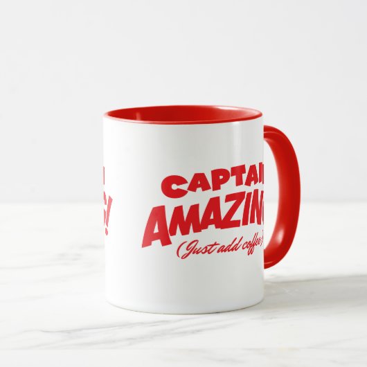Kapitän Amazing Mug Tasse (VorderseiteRechts)