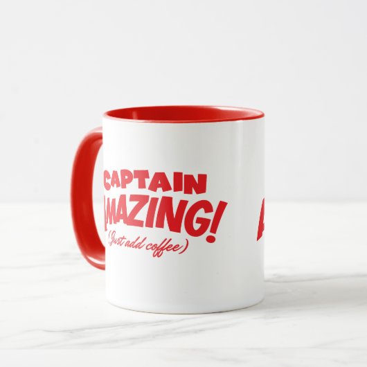 Kapitän Amazing Mug Tasse (Vorderseite Links)