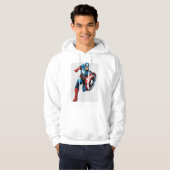 Kapitän Amerika Hoodie (Vorne ganz)