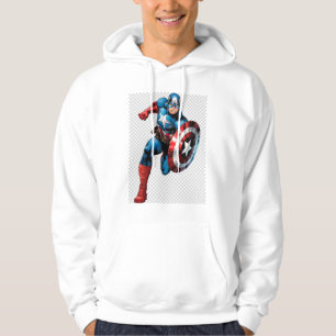 Kapitän Amerika Hoodie