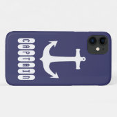 Kapitän Anchor Sea Sailing Case-Mate iPhone Hülle (Rückseite (Horizontal))