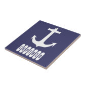 Kapitän Anchor Sea Sailing Fliese (Seite)