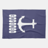 Kapitän Anchor Sea Sailing Geschirrtuch (Horizontal)