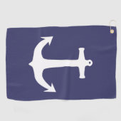Kapitän Anchor Sea Sailing Golfhandtuch (Horizontal)