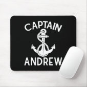 Kapitän Andrew Boot Boot Yacht Schiff Anker Mousepad (Mit Mouse)