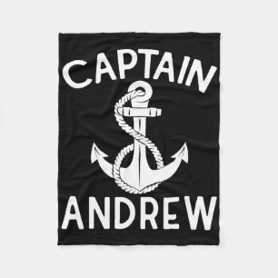 Kapitän Andrew Boot Yacht Schiff Anker Fleecedecke