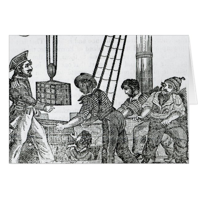 Kapitän Avery, das drei Kästen Schatz empfängt (Vorderseite (Horizontal))